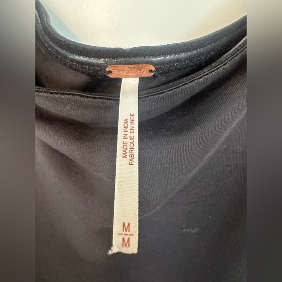 Free People Onda Drop-Waist Tube Midi Dress - black - Picture 6 of 6